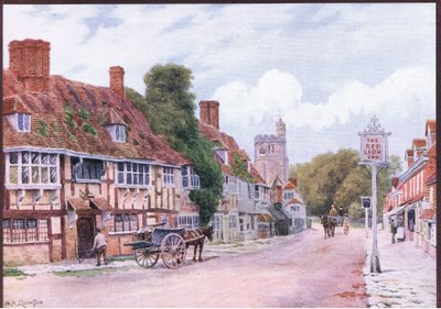 Biddenden, Kent, aus The Cottages and the Village Life of Rural England, veröffentlicht von Dent & Sons Limited, 1912 von Alfred Robert Quinton